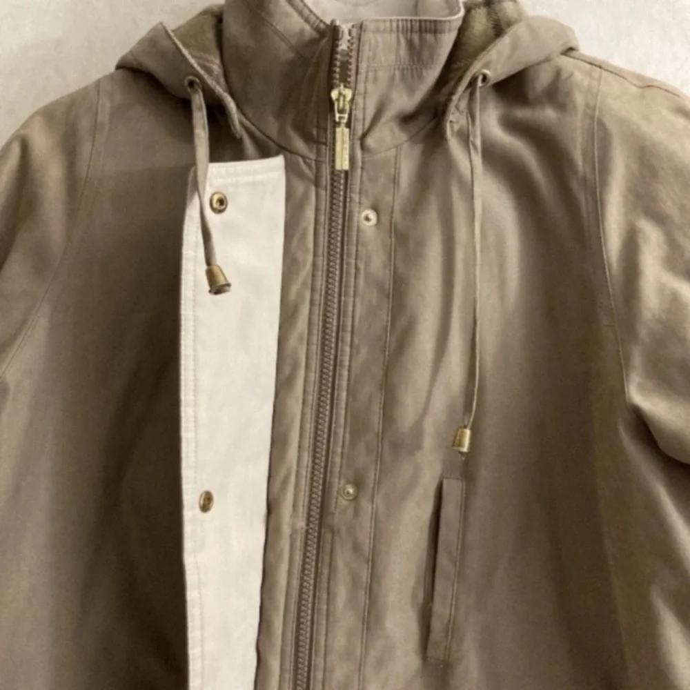 Braetan Winter Coat With Detachable Hood Womens Size Medium Brown